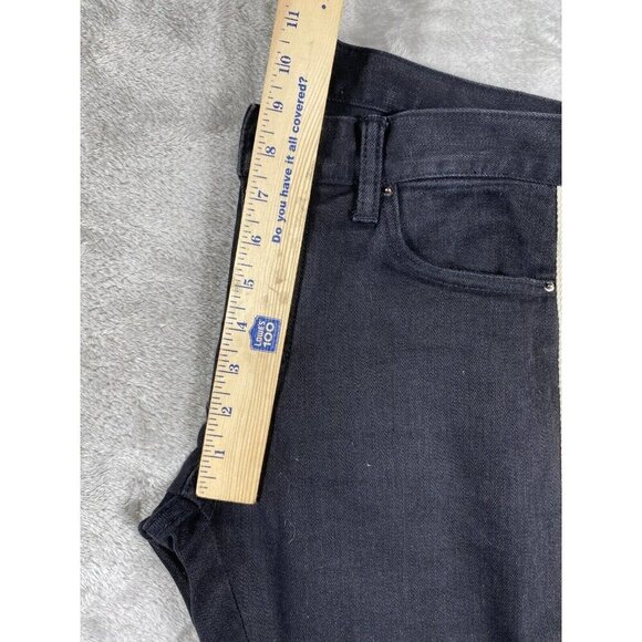 mnml Black Skinny Jeans with White Side Stripe & Ankle Zippers | Button-Fly | 31 - Picture 12 of 16